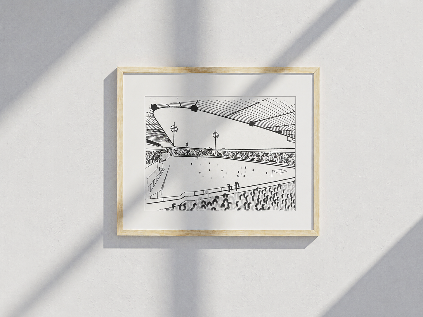 Černobílý stadion